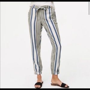 Striped jogger pants
